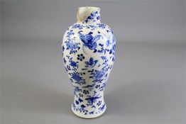 A Chinese Blue and White Baluster Vase