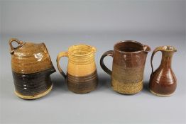 Two Stoneware Cream Jugs.