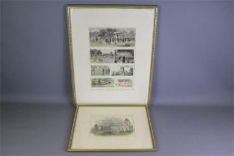 Vintage Cheltenham Illustrated Page