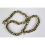 An Antique Silver Fancy Link Necklace