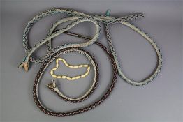 WWI Turkish Glass-Beaded Prisoner of War Snakes