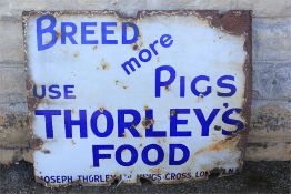 A Vintage Enamel Sign