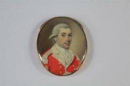 A 19th Century Oval Portrait Miniature