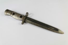 A British L1A3 Bayonet