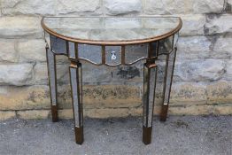 A Mirrored Console Table