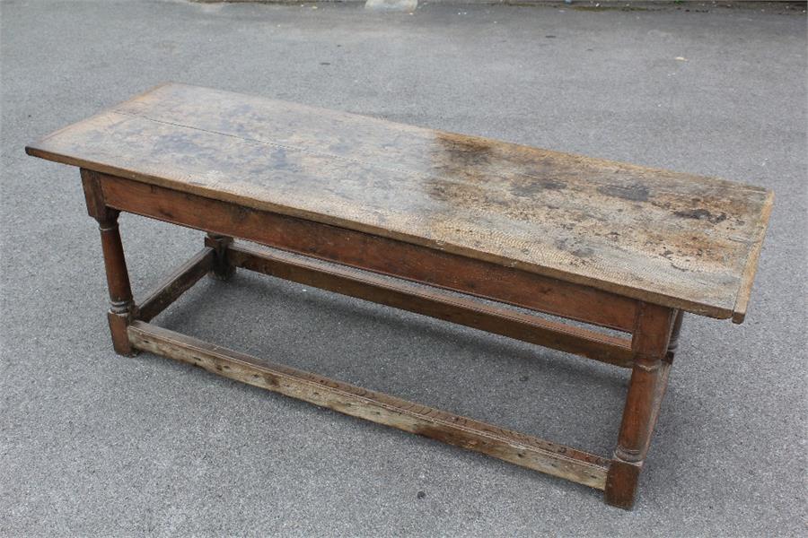 An Antique Oak Refectory Table