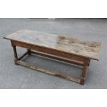 An Antique Oak Refectory Table