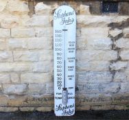 A Ralph & Jordan Bilston Enamel Thermometer Sign