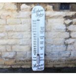 A Ralph & Jordan Bilston Enamel Thermometer Sign