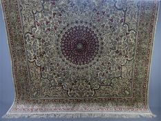 A Fine Silk Bokhara Carpet