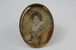 An Antique Portrait Miniature