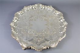 A Silver-Plated Salver