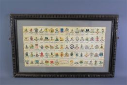 A Picture depicting the Official Crests of the Royal Navy
