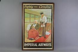 A Vintage Advertising Board for Imperial Airways