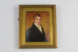 Attributed to Sir William John Newton (1785–1869) Portrait Miniature