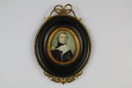 A Late 18th Century Oval Portrait Miniature