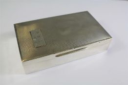 A Silver Cigarette Box