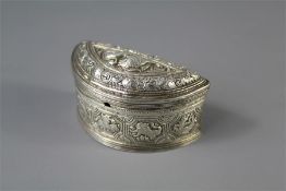 A Siamese Silver Trinket Box