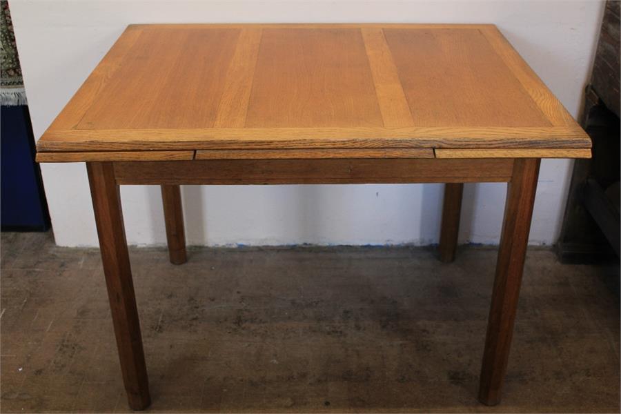 A Gordon Russell Light Oak Extending Dining Table