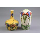 Minton Secessionist Ware Art Nouveau Ceramic Vases.