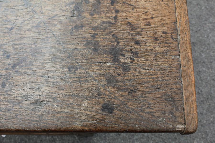 An Antique Oak Refectory Table - Image 3 of 4