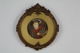 An Antique Circular Portrait Miniature