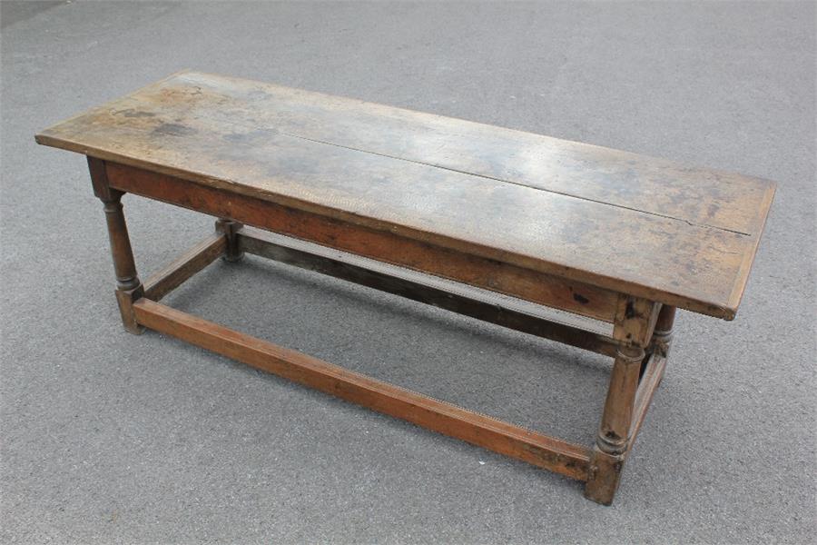 An Antique Oak Refectory Table - Image 2 of 4