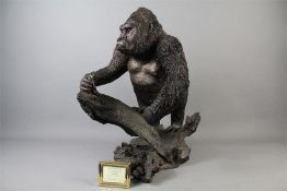 A Bowbrook Studios Worcester Limited Edition Study of a Silverback Gorilla