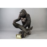 A Bowbrook Studios Worcester Limited Edition Study of a Silverback Gorilla