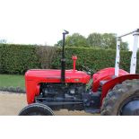 A 1962 Massey Ferguson 35 3 Cylinder Perkins AD 3152 Diesel.