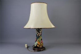 A Moorcroft 'Golden Lily' Table Lamp Stand