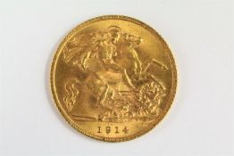 George V Gold Half Sovereign