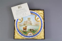 A Signed Commemorative Plate