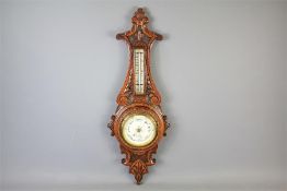 An Oak Cased H.Samuel Manchester Barometer
