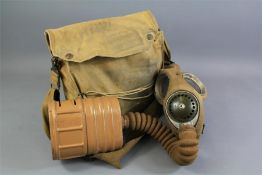 A MKV WW11 Gas Mask in Original Canvas Bag