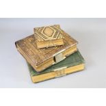 A Quantity Victorian Leather Bound Photo Albums
