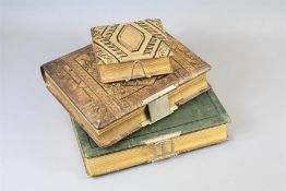 A Quantity Victorian Leather Bound Photo Albums