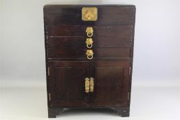 A Rosewood Cutlery Cabinet