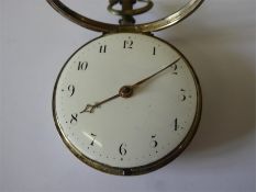 Early 19th Century Silver Pear Cased Pocket Watch