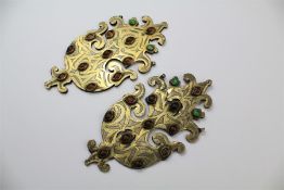 Two 19th Century Turkman Silver-Gilt Pendant