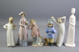 A Collection of Porcelain Figurines