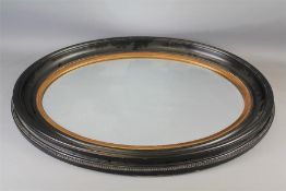An Oval Bevelled Mirror