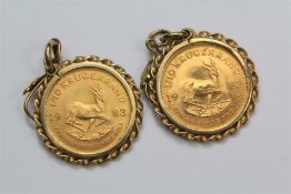 A Pair of Gold Earrings