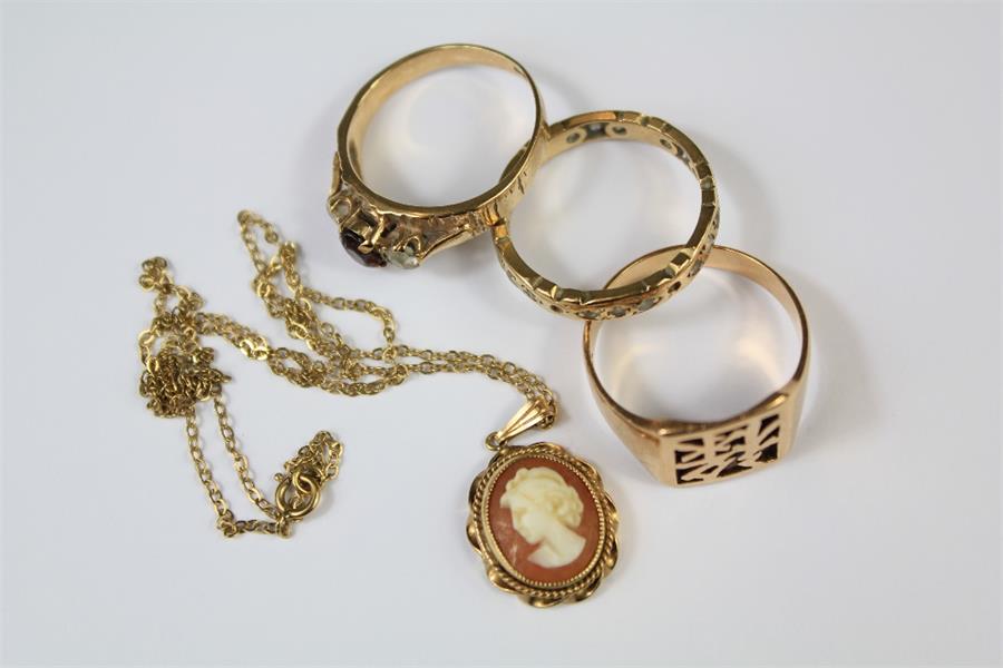 Miscellaneous 9ct Gold Jewellery