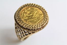 A George V Gold Half Sovereign