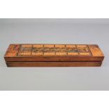 An Antique Cribbage Box