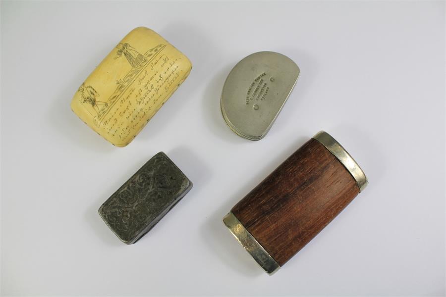 Four Antique Snuff Boxes - Image 2 of 2