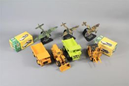 Miscellaneous Die-Cast Scale Model Cars and Aeroplanes