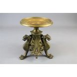 A 19th Century Gilt Bronze Candle Stand/Incense Burner