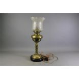 A Victorian Oil Lamp